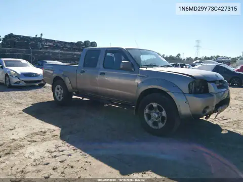 1N6MD29Y73C427315 — 2003 Nissan Navara (Frontier), Передняя часть, фото до ремонта