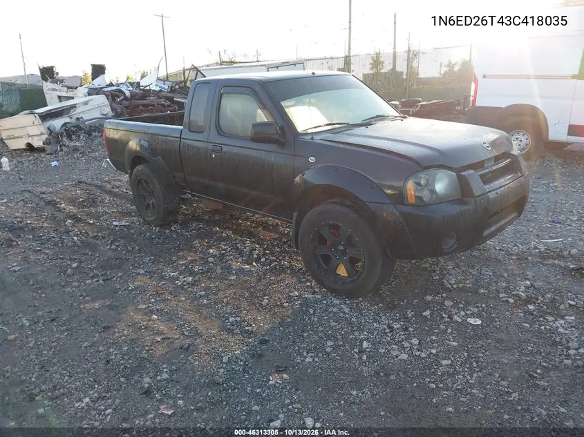 2003 Nissan Frontier Desert Runner Xe-V6 VIN 1N6ED26T43C418035 фото 1