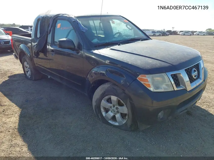 2012 Nissan Frontier Sv VIN 1N6AD0ER7CC467139 фото 1