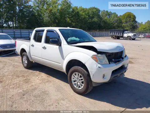 1N6AD0ER4EN758365 — 2014 Nissan Navara (Frontier), Передняя часть, фото до ремонта