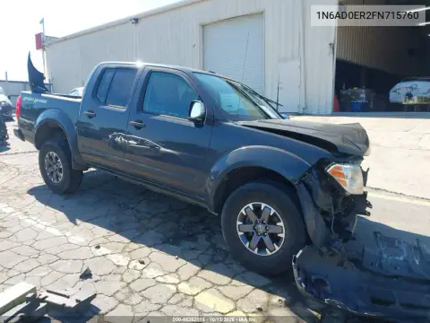 1N6AD0ER2FN715760 — 2015 Nissan Navara (Frontier), Левая сторона, фото до ремонта