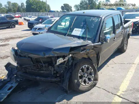 1N6AD0ER2FN715760 — 2015 Nissan Navara (Frontier), фото 2 с аукциона IAAI, Боковая часть