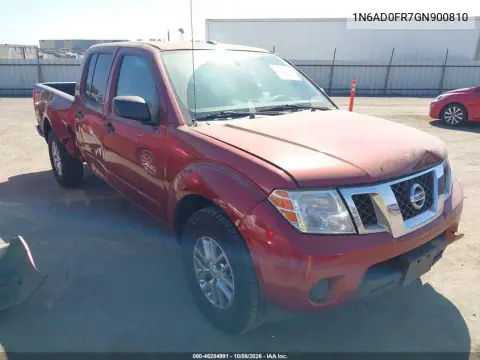 1N6AD0FR7GN900810 — 2016 Nissan Navara (Frontier), Правая сторона, фото до ремонта