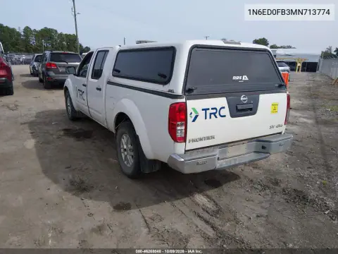 2021 Nissan Frontier Long Bed Sv 4X4 VIN 1N6ED0FB3MN713774 фото 4