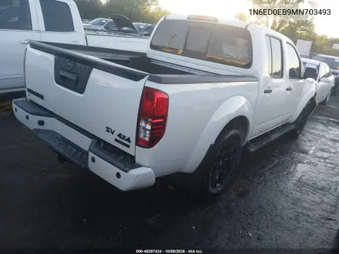 2021 Nissan Frontier Sv 4X4 VIN 1N6ED0EB9MN703493 фото 4