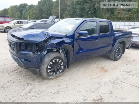 2023 Nissan Frontier Pro-X 4X2 VIN 1N6ED1EJ1PN664383 фото 3