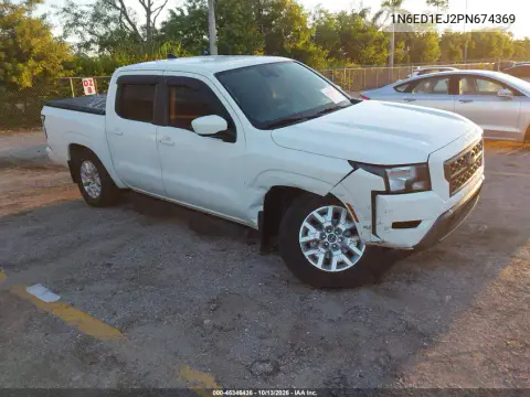 2023 Nissan Frontier Sv 4X2 VIN 1N6ED1EJ2PN674369 фото 2