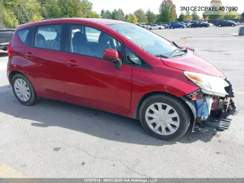2014 Nissan Versa Note 1.6 S/1.6 Sl/1.6 Sv VIN 3N1CE2CPXEL407890 фото 2