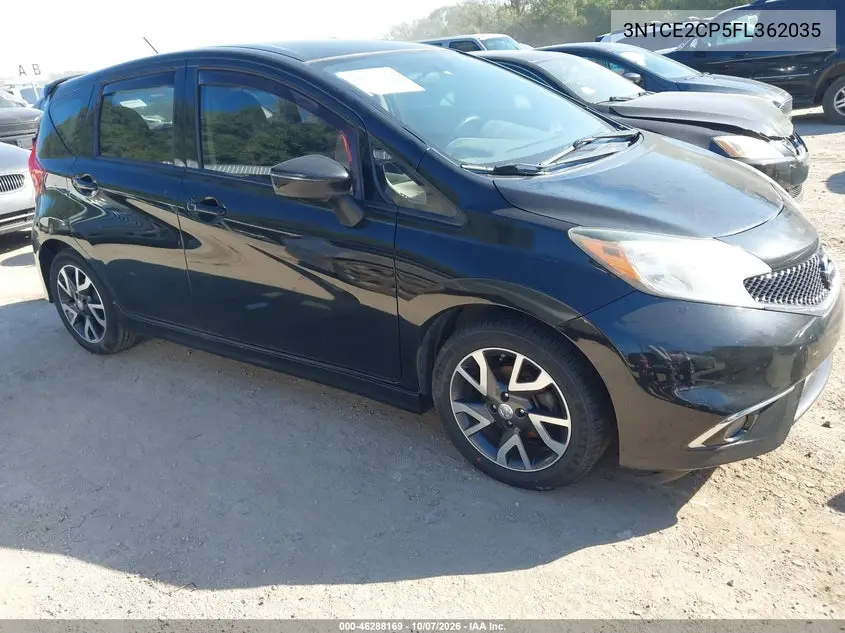 2015 Nissan Versa Note Sr VIN 3N1CE2CP5FL362035 фото 2