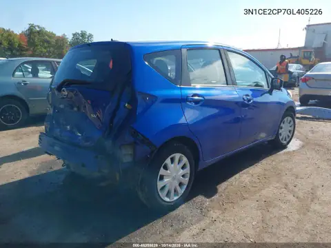 3N1CE2CP7GL405226 — 2016 Nissan Note, фото 5 с аукциона IAAI, Задняя часть