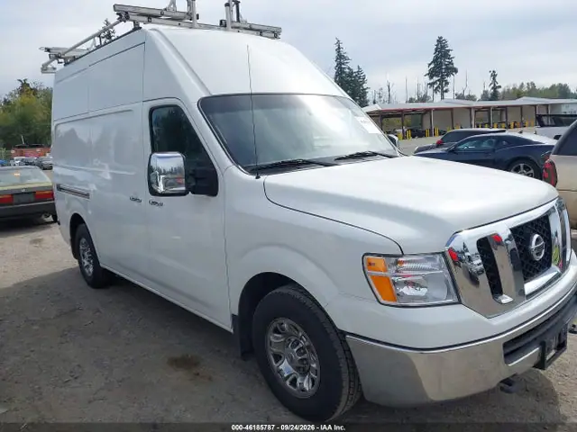 1N6AF0LY6HN810362 Nissan Nv Cargo NV3500 Hd SL V8 2017 — повреждение Задняя часть, фото до ремонта
