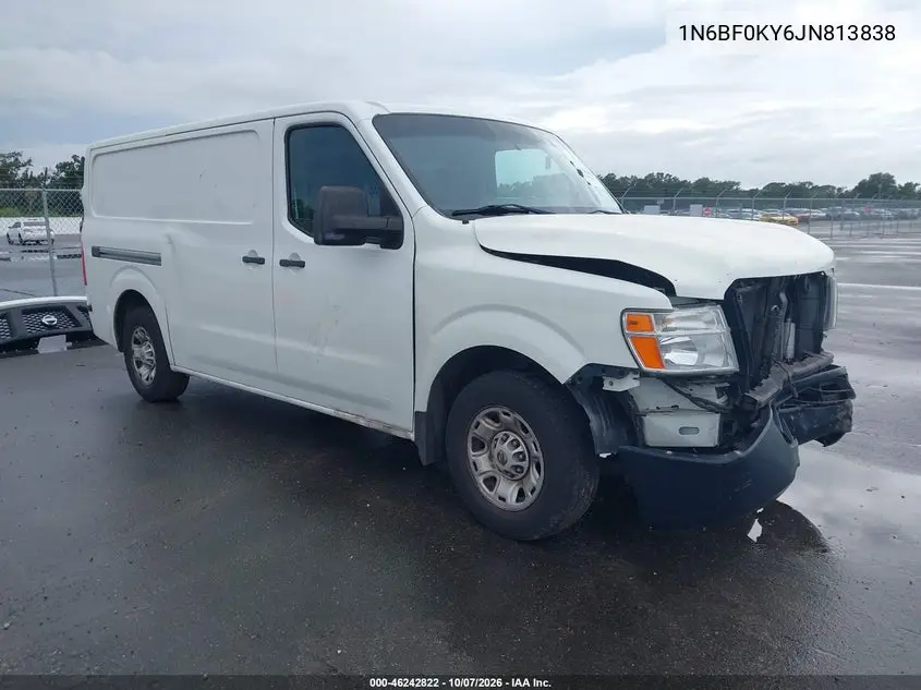 2018 Nissan Nv Cargo Nv2500 Hd Sv V6 VIN 1N6BF0KY6JN813838 фото 2