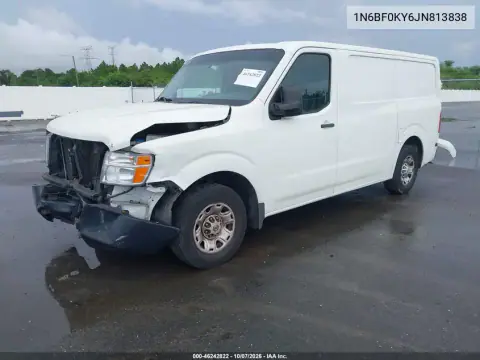 2018 Nissan Nv Cargo Nv2500 Hd Sv V6 VIN 1N6BF0KY6JN813838 фото 3