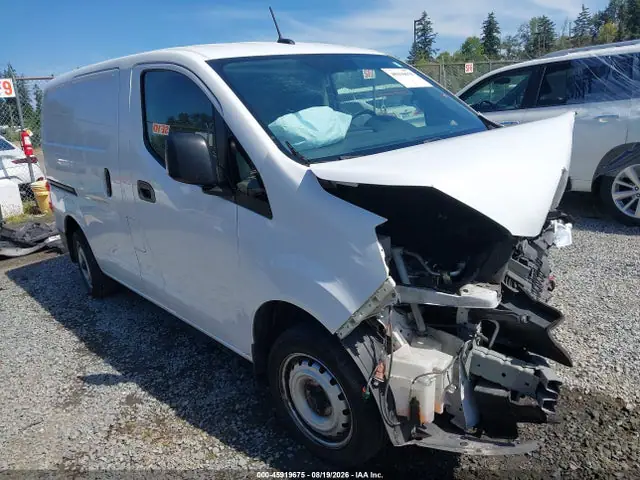 3N6CM0KN7LK692505 Nissan NV200 Cargo S Xtronic Cvt 2020 — повреждение Передняя часть, фото до ремонта