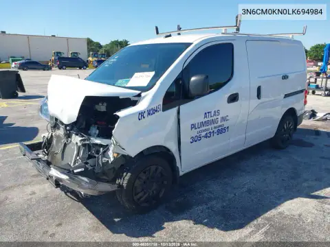 3N6CM0KN0LK694984 — 2020 Nissan NV200, фото 3 с аукциона IAAI, Передняя часть