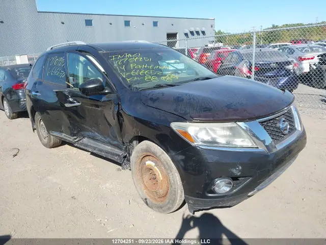 5N1AR2MM3EC616652 — 2014 Nissan Pathfinder Platinum/S/SL/SV, Правый бок (Right Side), фото до ремонта