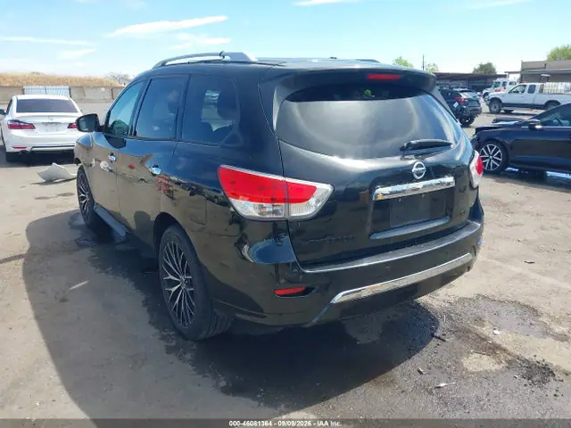 5N1AR2MN1FC604929 — 2015 Nissan Pathfinder Platinum/S/SL/SV, фото 3 с аукциона IAAI 30.09.2026, Передняя часть