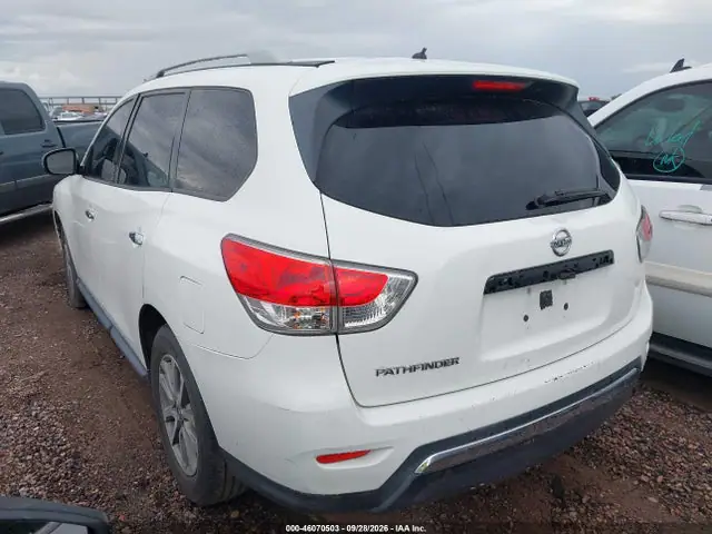 2016 Nissan Pathfinder Platinum/s/sl/sv VIN 5N1AR2MN5GC649566 фото 3