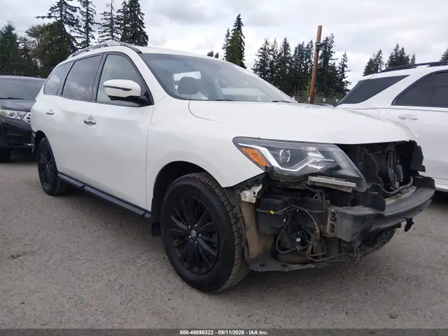 5N1DR2MM6JC644825 — 2018 Nissan Pathfinder Platinum/S/SL/SV, Левый бок (Left Side), фото до ремонта