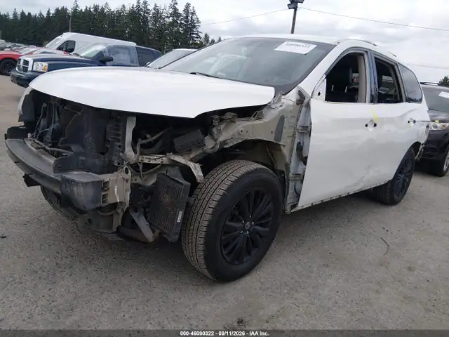 5N1DR2MM6JC644825 — 2018 Nissan Pathfinder Platinum/S/SL/SV, фото 2 с аукциона IAAI 30.09.2026, Левый бок