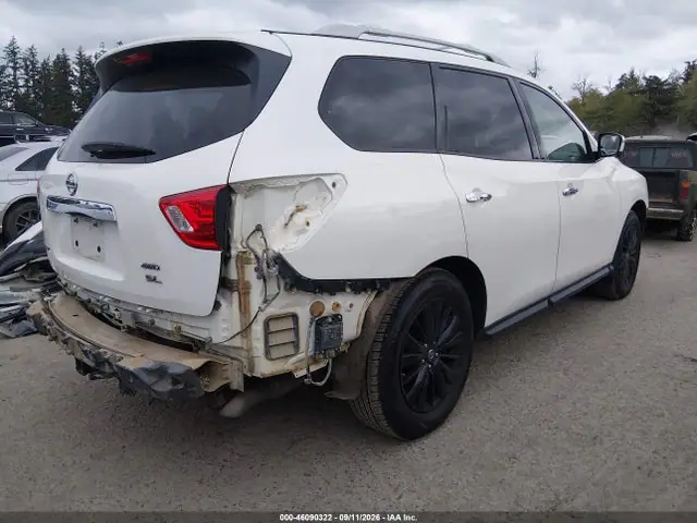 5N1DR2MM6JC644825 — 2018 Nissan Pathfinder Platinum/S/SL/SV, фото 4 с аукциона IAAI 30.09.2026, Левый бок