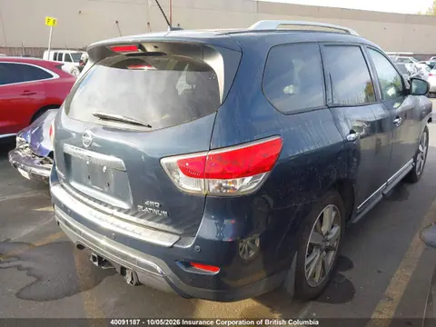 2014 Nissan Pathfinder S/sv/sl/platinum VIN 5N1AR2MM1EC719035 фото 4