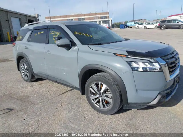 5N1DR3CE9PC254648 Nissan Pathfinder SL 2023 — повреждение Салон, фото до ремонта
