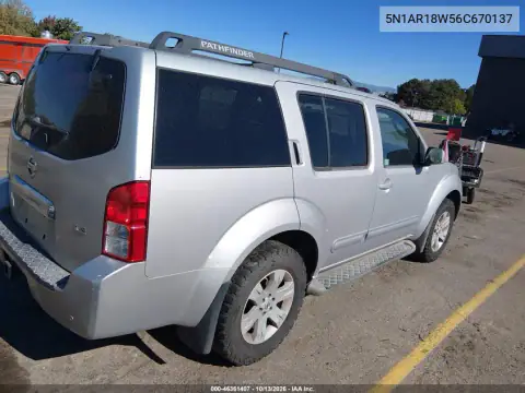 5N1AR18W56C670137 — 2006 Nissan Pathfinder, фото 4 с аукциона IAAI, Естественный износ