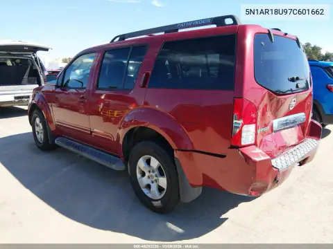 2007 Nissan Pathfinder Se VIN 5N1AR18U97C601662 фото 4