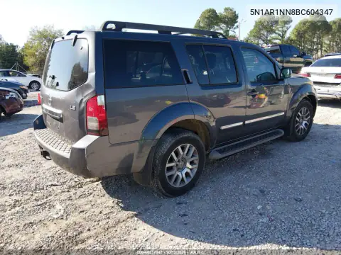 5N1AR1NN8BC604347 — 2011 Nissan Pathfinder, фото 5 с аукциона IAAI, Передняя часть