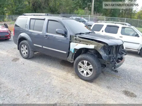 5N1AR1NB2CC628795 — 2012 Nissan Pathfinder, Передняя часть, фото до ремонта