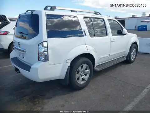 2012 Nissan Pathfinder Sv VIN 5N1AR1NB4CC620455 фото 5