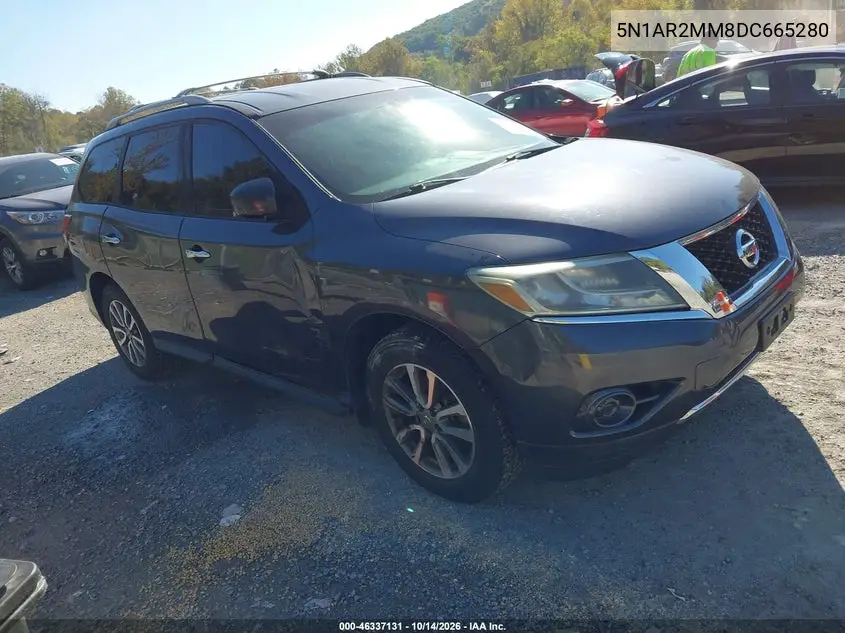 5N1AR2MM8DC665280 — 2013 Nissan Pathfinder, фото 2 с аукциона IAAI, Правый бок