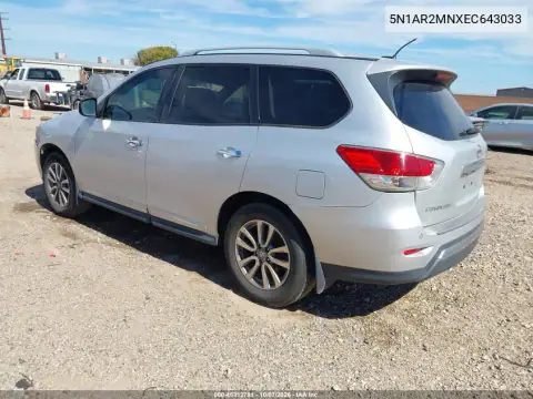5N1AR2MNXEC643033 — 2014 Nissan Pathfinder, фото 4 с аукциона IAAI 26.10.2026, Естественный износ
