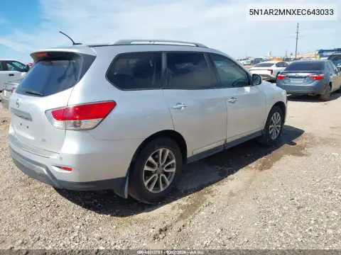 5N1AR2MNXEC643033 — 2014 Nissan Pathfinder, фото 5 с аукциона IAAI 26.10.2026, Естественный износ
