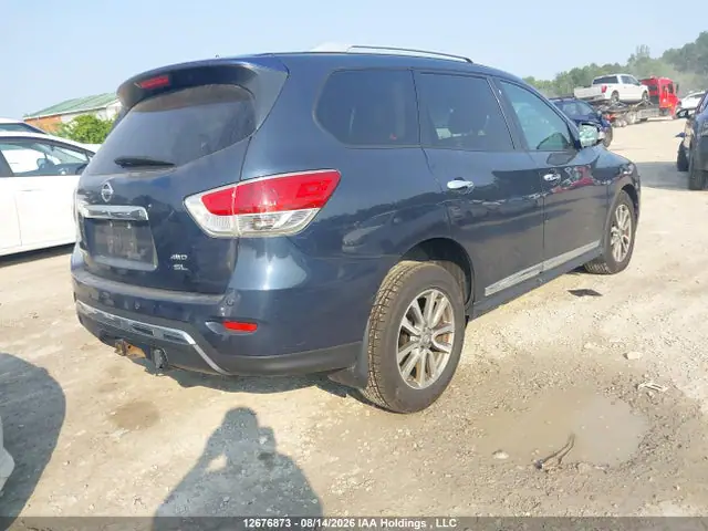 5N1AR2MM8FC673513 — 2015 Nissan Pathfinder, фото 4 с аукциона IAAI 29.09.2026, Левый бок