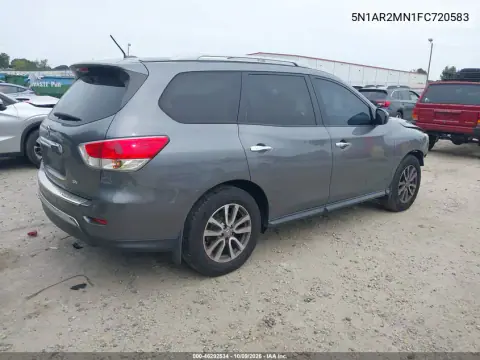 2015 Nissan Pathfinder Sv VIN 5N1AR2MN1FC720583 фото 5