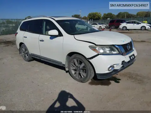 5N1AR2MMXFC634907 — 2015 Nissan Pathfinder, Передний левый, фото до ремонта