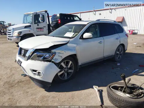 2015 Nissan Pathfinder Platinum VIN 5N1AR2MMXFC634907 фото 3