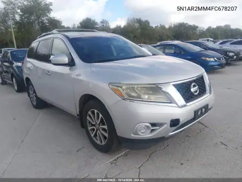 5N1AR2MM4FC678207 — 2015 Nissan Pathfinder, фото 2 с аукциона IAAI, Естественный износ