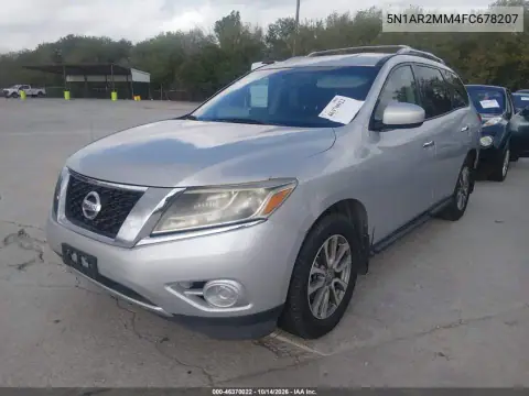 5N1AR2MM4FC678207 — 2015 Nissan Pathfinder, фото 3 с аукциона IAAI, Естественный износ