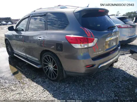 2016 Nissan Pathfinder Platinum VIN 5N1AR2MN0GC612943 фото 4