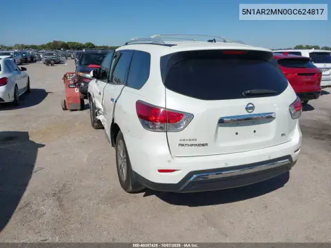 2016 Nissan Pathfinder Sl VIN 5N1AR2MN0GC624817 фото 3