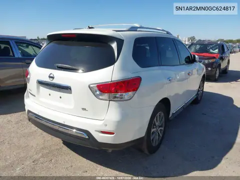 2016 Nissan Pathfinder Sl VIN 5N1AR2MN0GC624817 фото 4