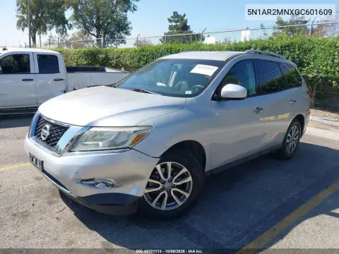 2016 Nissan Pathfinder Platinum/S/Sl/Sv VIN 5N1AR2MNXGC601609 фото 3
