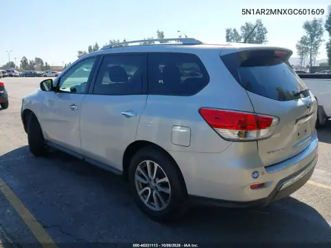 2016 Nissan Pathfinder Platinum/S/Sl/Sv VIN 5N1AR2MNXGC601609 фото 4