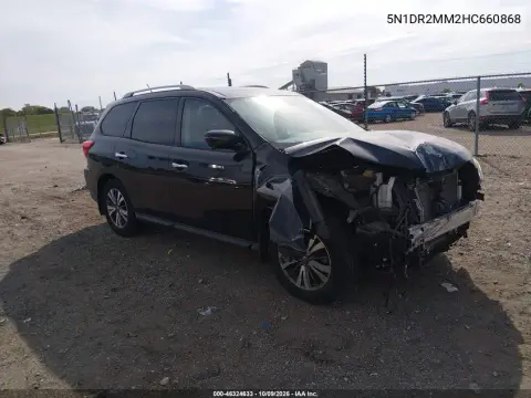2017 Nissan Pathfinder Sl VIN 5N1DR2MM2HC660868 фото 2