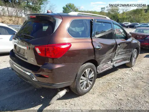 2019 Nissan Pathfinder S VIN 5N1DR2MM5KC607248 фото 5