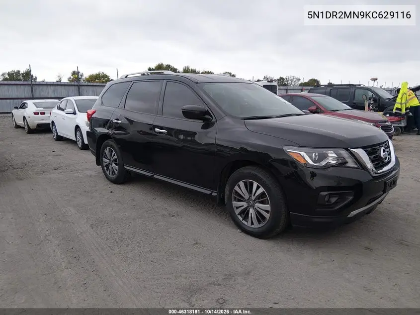 5N1DR2MN9KC629116 — 2019 Nissan Pathfinder, фото 2 с аукциона IAAI 21.10.2026, Естественный износ