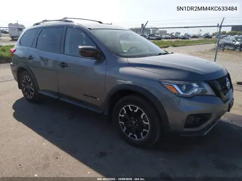 5N1DR2MM4KC633484 — 2019 Nissan Pathfinder, Сзади, фото до ремонта